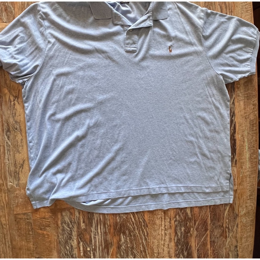 Ralph Lauren, Polo Short Sleeve Shirt 3XB Grey